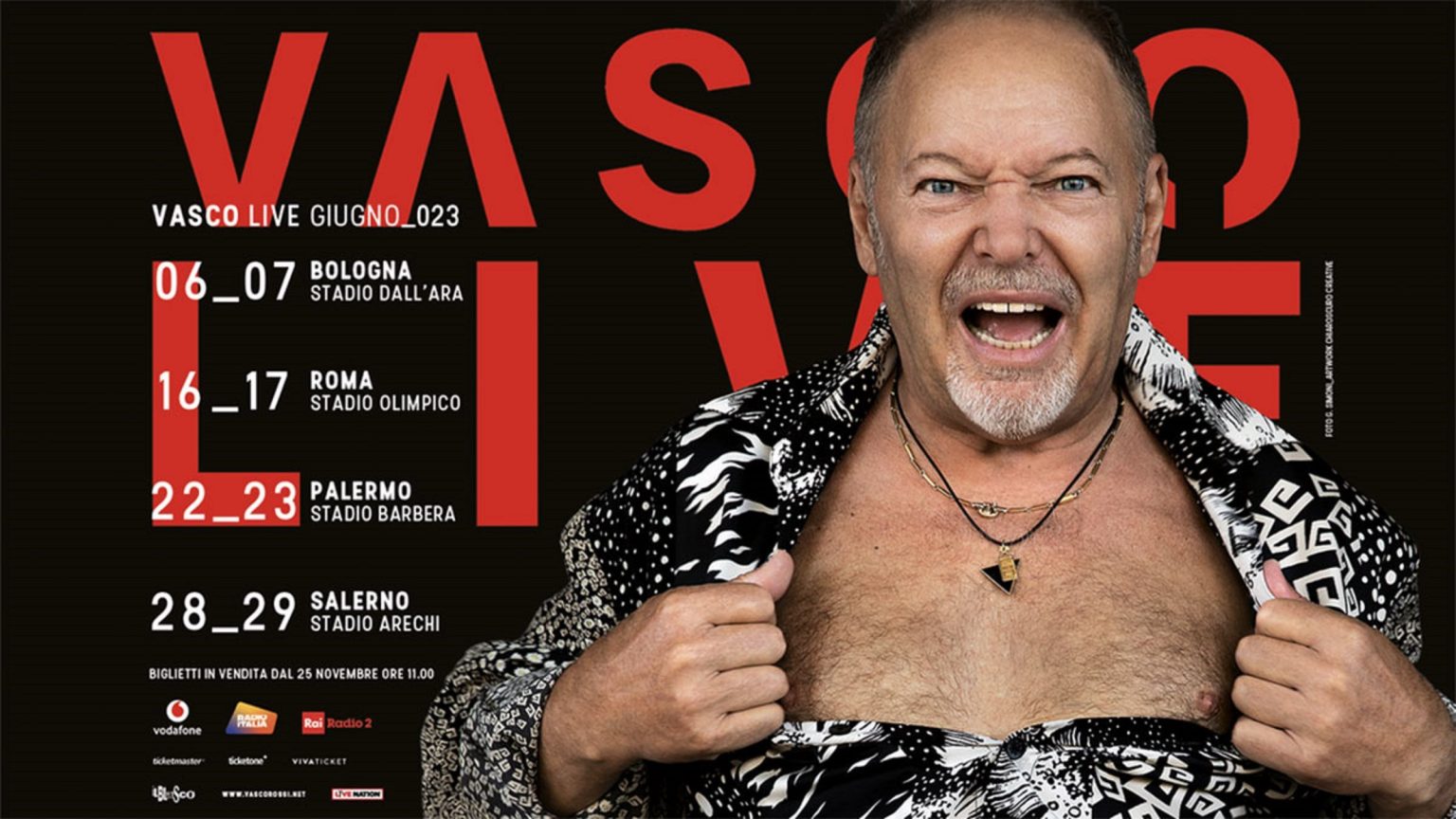 Concerto Vasco Rossi, ad oggi nessuna navetta prevista Mobilita Palermo