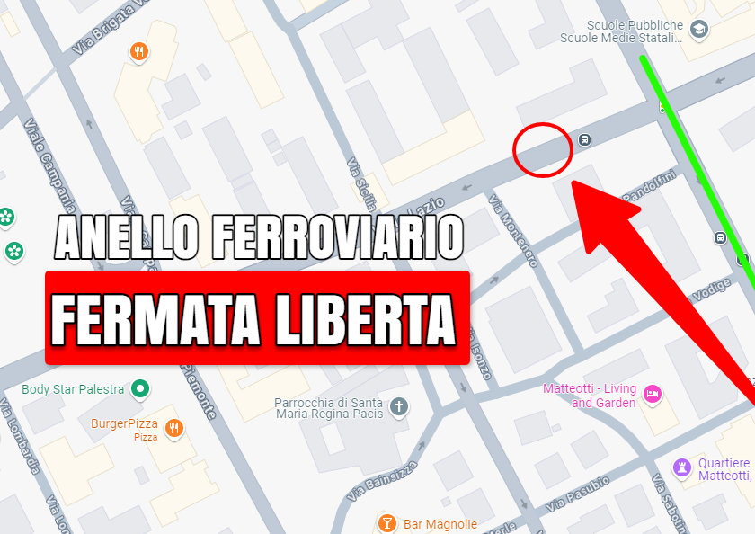 anello ferroviario fermata libertà