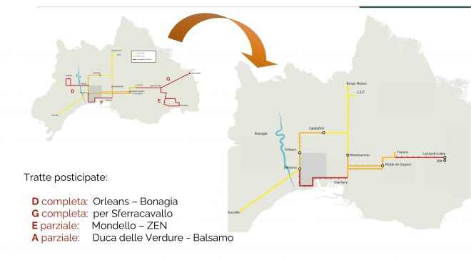 Tram, salve le risorse finanziarie per le linee D, E, F, G e via della Libertà