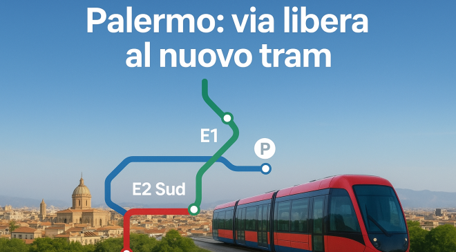 Tram di Palermo: aggiudicata la gara per i lavori sulle nuove linee E1, E2 sud e F e parcheggi di interscambio