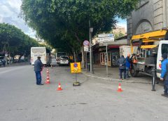 Demolizione delle baracche a piazza Giulio Cesare ma nessuno si accorge della sosta selvaggia dei pullman
