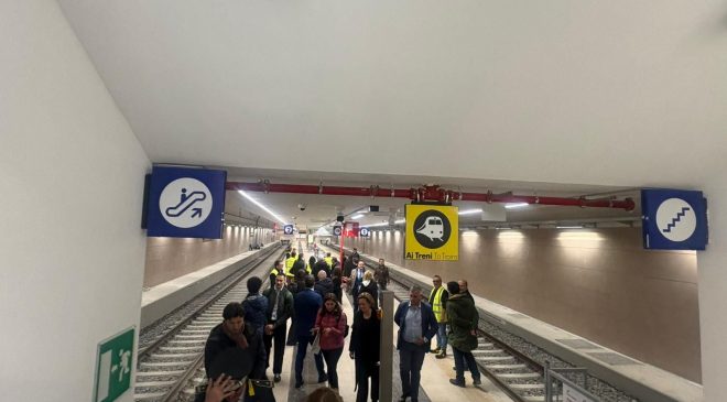 Anello ferroviario: tutto pronto per l’apertura della fermata Politeama